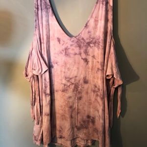 Pink Tie-Dye Tank